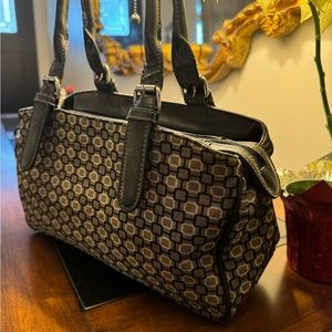 Nine West black and brown shoulder bag purse